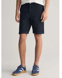 GANT - Marine Regular Fit Sunfaded Short - Lyst