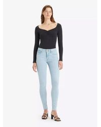 Levi's - Soho Azure Mood 711 Double Button Jean - Lyst