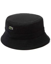 Lacoste - Organic Cotton Bucket Hat - Lyst