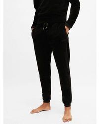 BOSS - Velour Jogger - Lyst