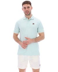 Fila - Surf Spray Gardenia Custom Tipped Rib Polo Shirt - Lyst