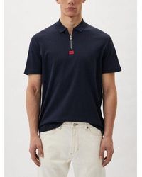 HUGO - Dark Deresom241 Polo Shirt - Lyst