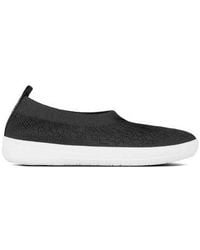 Fitflop - Uberknit Slip-On Ballerina Pump - Lyst