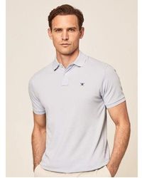 Hackett - Oxford Slim Fit Logo Polo Shirt - Lyst