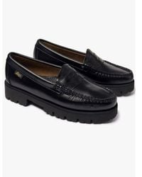 G.H. Bass & Co. - Leather Weejun Superlug Penny Loafer - Lyst