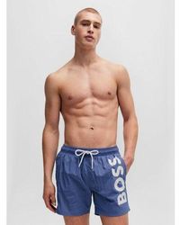 BOSS - Open Octopus Swim Short - Lyst