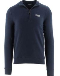 Barbour - International Essential Half Zip Sweatshirt - Lyst