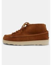 Yogi Footwear - Cola Fairfield Suede Lace Up Boot - Lyst