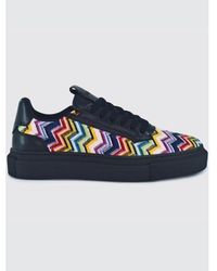 Missoni - Multicoloured Fabric Lace Up Trainer - Lyst
