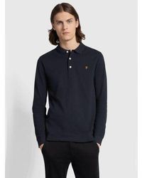 Farah - True Blanes Long Sleeve Polo Shirt - Lyst