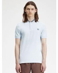 Fred Perry - Light Ice Midnight Bomber Collar Polo Shirt - Lyst