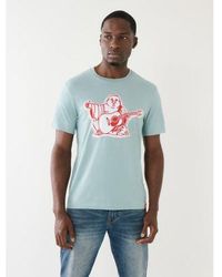 TRUE RELIGION - Dusty Applique Big T T-Shirt - Lyst