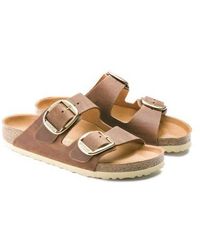 Birkenstock - Cognac Arizona Big Buckle Sandal - Lyst