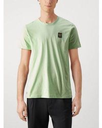 Belstaff - New Leaf Cotton Jersey T-Shirt - Lyst
