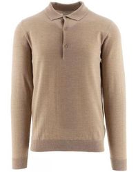 Farah - Light Glenarm Merino Wool Polo Shirt - Lyst