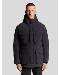 Lyle & Scott - Ice Tactical Wadded Parka - Lyst