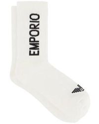 Emporio Armani - 2-Pack Logo Tape Sock - Lyst