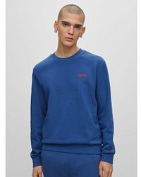 HUGO - Medium Drick194 Crew Neck Sweatshirt - Lyst