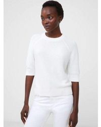French Connection - Summer Lily Mozart Short Sleeve Sweater - Lyst