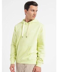 Guess - Vintage Lime Christian Hoodie - Lyst