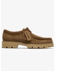Clarks - Dark Sand Cleyhill Seam Shoe - Lyst