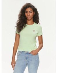 Guess - Spring Day Embroidered Triangle Logo T-Shirt - Lyst