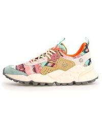 Flower Mountain - Aquamarine Zucca Cream Kotetsu Trainer - Lyst