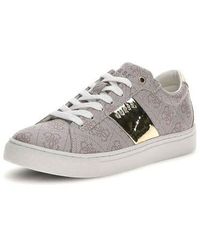 Guess - Ivory Platino Todex Trainer - Lyst