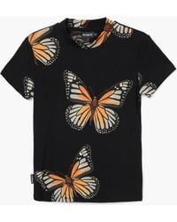 Desigual - Short-Sleeve Butterfly T-Shirt, Viscose - Lyst