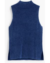Desigual - Sleeveless Knit Top, Cotton - Lyst