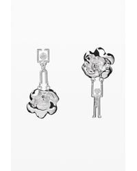 Desigual - Asymmetrical Robots Zailo Earrings - Lyst