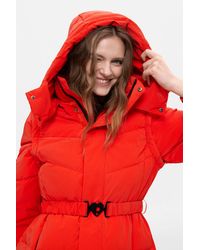 Desigual - Long Padded Coat, Polyurethane - Lyst