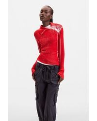 Desigual - Asymmetrical Ribbed Sweater 100% Cotton, Cotton - Lyst