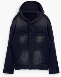Desigual - Combined Denim Jacket, Cotton - Lyst