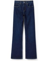 Desigual - Vaqueros Flare Strass - Lyst