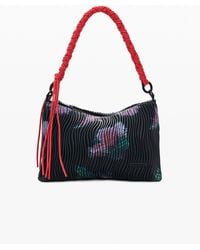 Desigual - Medium Textured Bag, Polyurethane - Lyst