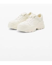 Desigual - Chunky Leather Sneakers, Cow Leather - Lyst