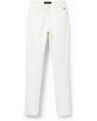 Desigual - Straight Jeans, Cotton - Lyst