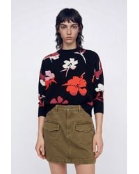 Desigual - Denim Pockets Mini Skirt, Cotton - Lyst