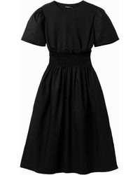 Desigual - Combination Midi Dress, Cotton - Lyst