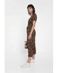 Desigual - African Geometric Print Jumpsuit, Viscose - Lyst