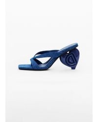 Desigual - Denim Heel Sneakers, Cotton - Lyst