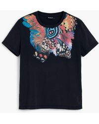 Desigual - T-Shirt Designed By Mr. Christian Lacroix, Cotton - Lyst