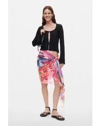 Desigual - Scarf Designed By Mr. Christian Lacroix, Polyester - Lyst