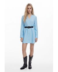 Desigual - Shirt Dress With Belt - Lyst