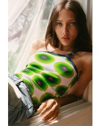 Desigual - Asymmetrical Vintage Print Top, Cotton - Lyst