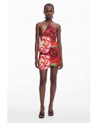 Desigual - Tyler Mcgillivary Asymmetrical Mini Skirt, Polyester - Lyst