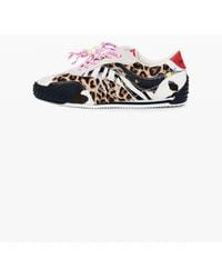 Desigual - Patchwork Animal Print Sneakers, Cow Leather - Lyst