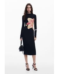 Desigual - Orchid Maxi Dress, Viscose - Lyst