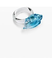Desigual - Crystal Zalio Seashell Ring, Glass - Lyst